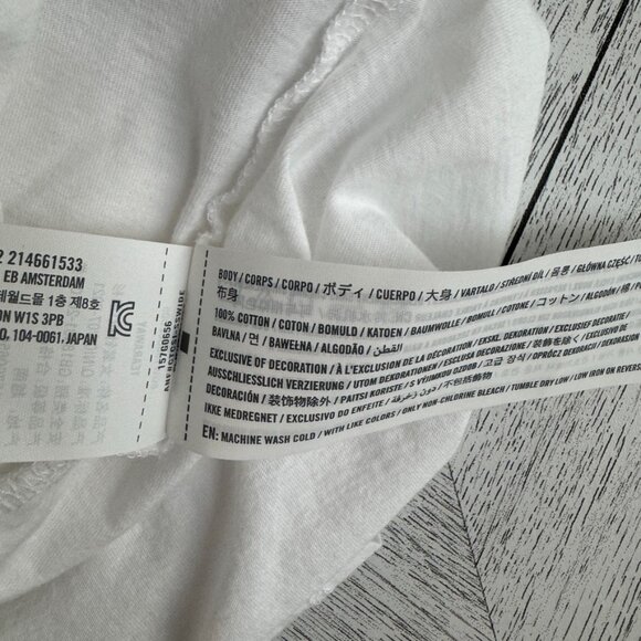 Abercrombie and Fitch | A&F Essentials Cropped Blueberry Tee - Size L NWT - Picture 5 of 8